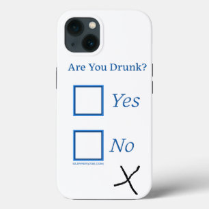 SlipperyJoe's are you drunk humourous slightly sar iPhone 13 Case