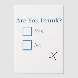SlipperyJoe's are you drunk humourous slightly sar Vellum Invitations