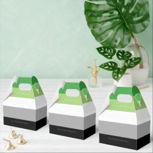 SlipperyJoe's Aromantic Pride Flag gay gifts LGBTQ Favour Box