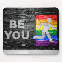 SlipperyJoe's artistic Be You gay pride gifts LGBT
