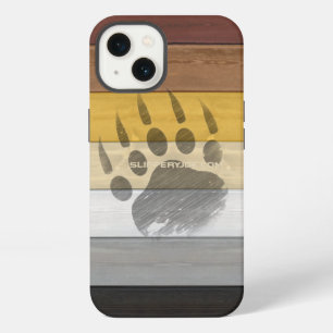 SlipperyJoe's artistic Bear Wood gay gifts Bear Br iPhone 13 Case
