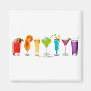 SlipperyJoe's artistic Cheers drink alcohol gay gi Magnet