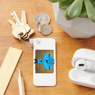 SlipperyJoe's artistic Gay muscle bear gay gifts L Key Ring