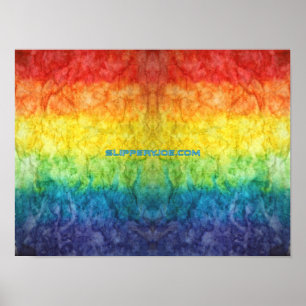 SlipperyJoe's artistic Gay Pride Gift Poster