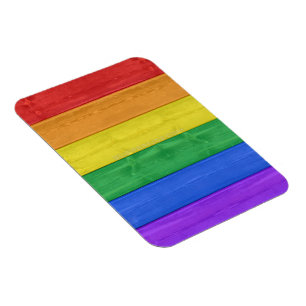SlipperyJoe's artistic gay pride gifts LGBTQIA woo Magnet