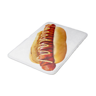 SlipperyJoe's artistic Hotdog gay pride gifts LGBT Bath Mat
