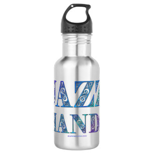 SlipperyJoe's artistic Jazz Hands vibrant colours  532 Ml Water Bottle