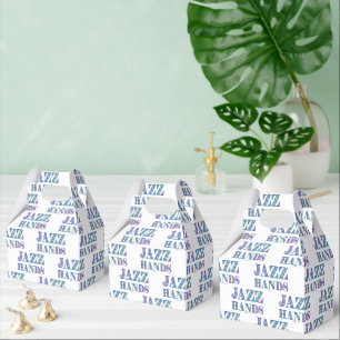 SlipperyJoe's artistic Jazz Hands vibrant colours Favour Box
