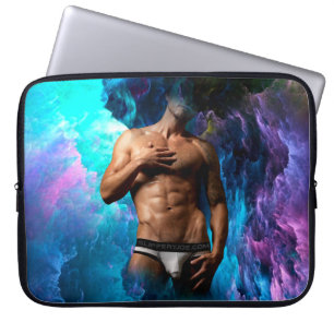 SlipperyJoe's artistic Man underwear bulge gay pri Laptop Sleeve
