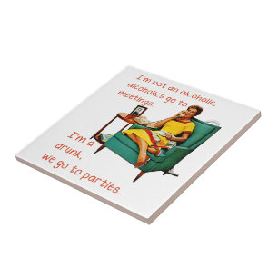 SlipperyJoe's artistic parties gay pride gifts LGB Ceramic Tile