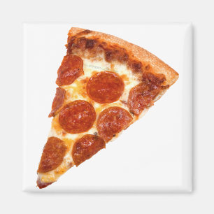 SlipperyJoe's artistic Sliced Pizza gay gifts LGBT Magnet