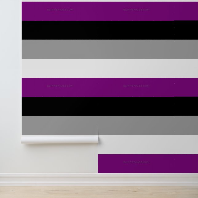 SlipperyJoe's asexual pride flag emphasizing inclu Wallpaper (Application)