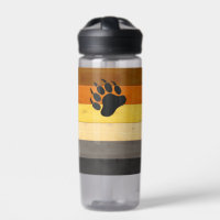 SlipperyJoe's Bear Pride flag wooden floor texture