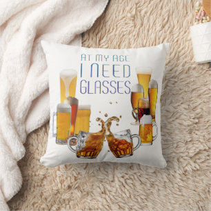 SlipperyJoe's beer glasses pilsner glasses steins Cushion