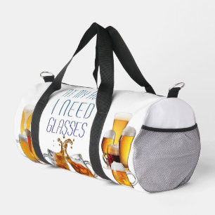SlipperyJoe's beer glasses pilsner glasses steins Duffle Bag