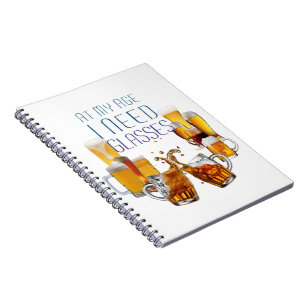SlipperyJoe's beer glasses pilsner glasses steins Notebook