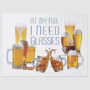 SlipperyJoe's beer glasses pilsner glasses steins Tissue Paper