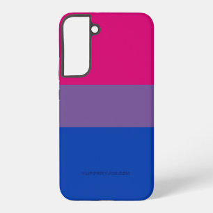 SlipperyJoe's Bisexual Pride Flag colours magenta Samsung Galaxy Case