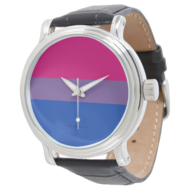 SlipperyJoe's Bisexual Pride Flag colours magenta  Watch (Angled)