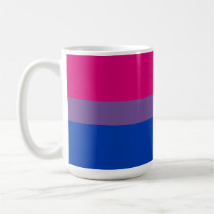 SlipperyJoe's Bisexual Pride Flag lavender-pink bl Coffee Mug