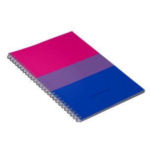 SlipperyJoe's Bisexual Pride Flag lavender-pink bl Notebook
