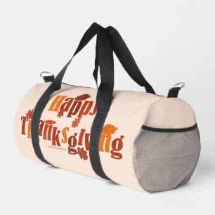 SlipperyJoe's bright festive Thanksgiving graphic Duffle Bag
