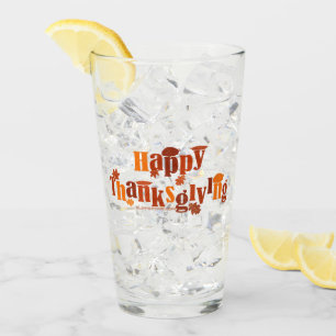 SlipperyJoe's bright festive Thanksgiving graphic  Glass