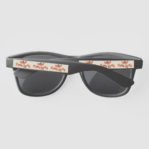 SlipperyJoe's bright festive Thanksgiving graphic Sunglasses