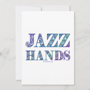 SlipperyJoe's broadway musical Jazz Hands queer ca Holiday Card