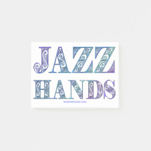 SlipperyJoe's broadway musical Jazz Hands queer ca Post-it Notes