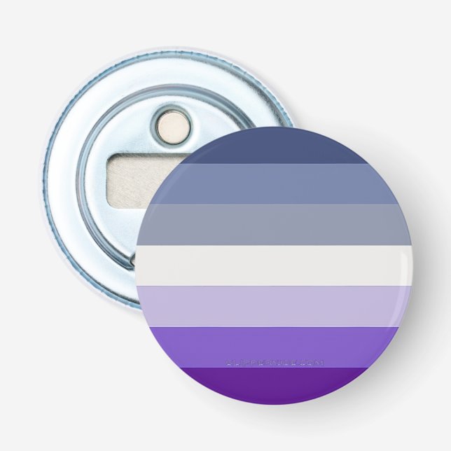 SlipperyJoe's Butch Lesbian Pride Flag represent b Bottle Opener (Front)