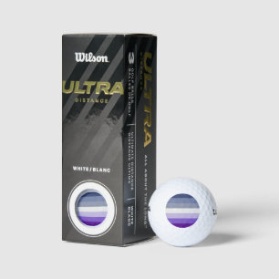 SlipperyJoe's Butch Lesbian Pride Flag represent b Golf Balls