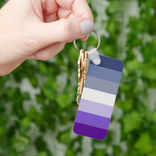 SlipperyJoe's Butch Lesbian Pride Flag represent b Key Ring