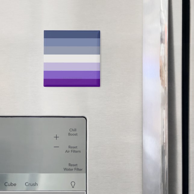 SlipperyJoe's Butch Lesbian Pride Flag represent b Magnet (In Situ (Fridge))