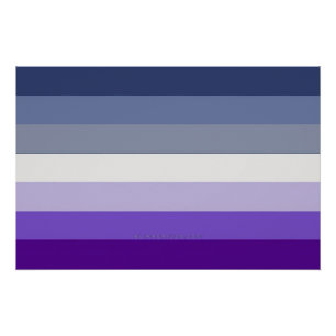 SlipperyJoe's Butch Lesbian Pride Flag represent b Poster