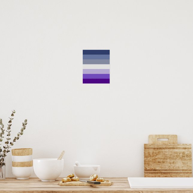 SlipperyJoe's Butch Lesbian Pride Flag represent b Poster (Kitchen)