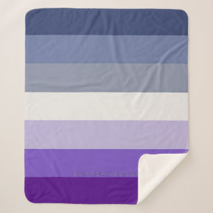 SlipperyJoe's Butch Lesbian Pride Flag represent b Sherpa Blanket