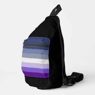 SlipperyJoe's Butch Lesbian Pride Flag represent b Sling Bag