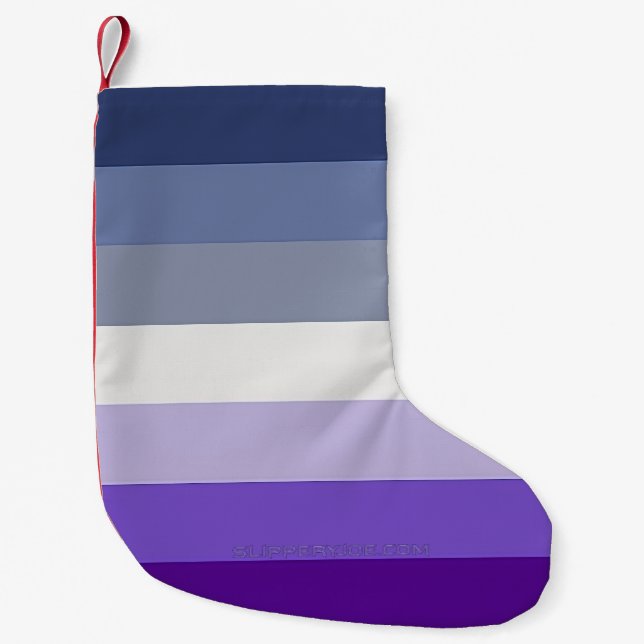 SlipperyJoe's Butch Lesbian Pride Flag represent b Small Christmas Stocking (Front)