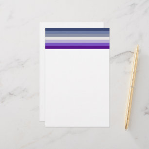 SlipperyJoe's Butch Lesbian Pride Flag represent b Stationery