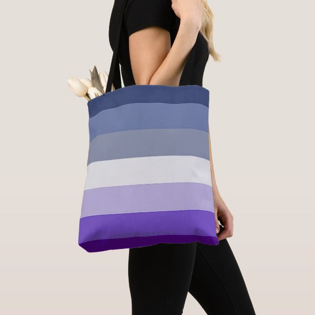 SlipperyJoe's Butch Lesbian Pride Flag represent b Tote Bag (Close Up)