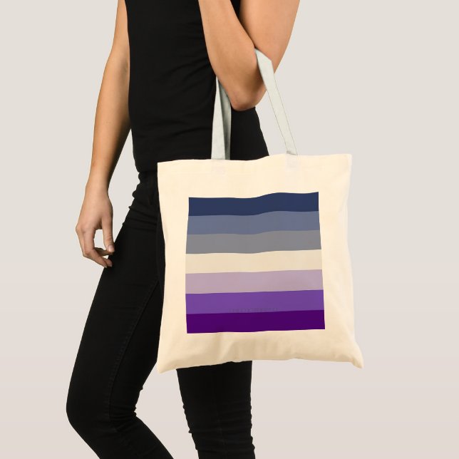 SlipperyJoe's Butch Lesbian Pride Flag represent b Tote Bag (Front (Product))