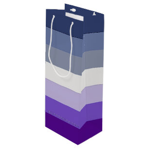 SlipperyJoe's Butch Lesbian Pride Flag represent b Wine Gift Bag