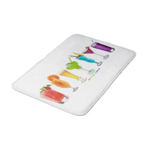 SlipperyJoe's cheers alcohol cocktails LGBTQIA gay Bath Mat