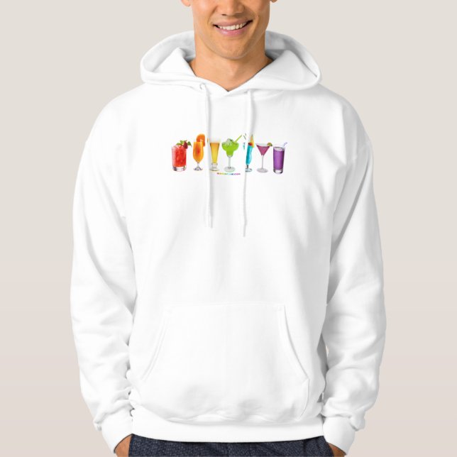 SlipperyJoe's cheers alcohol cocktails LGBTQIA gay Hoodie (Front)
