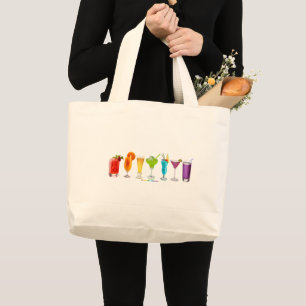 SlipperyJoe's cheers alcohol cocktails LGBTQIA gay Large Tote Bag