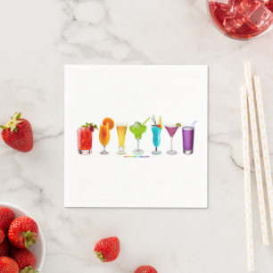 SlipperyJoe's cheers alcohol cocktails LGBTQIA gay Napkin