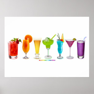 SlipperyJoe's Cheers drink alcohol cocktail pride  Poster
