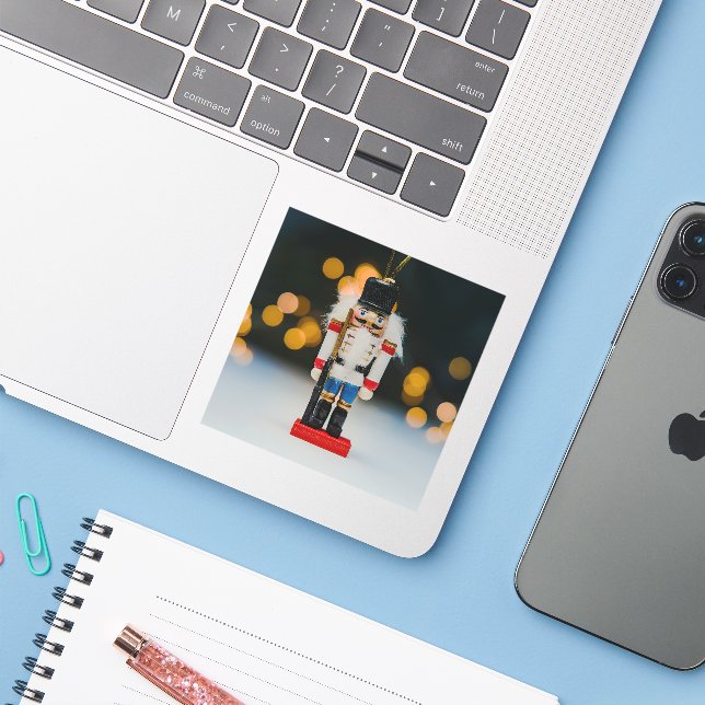 SlipperyJoe's Christmas classic nutcracker ornamen (Laptop w/ iPhone)