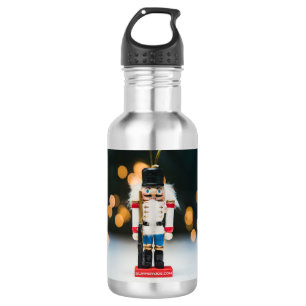 SlipperyJoe's Christmas classic nutcracker ornamen 532 Ml Water Bottle